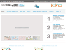 Tablet Screenshot of deporsalud.com